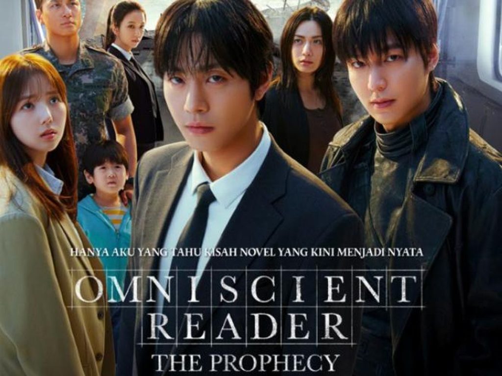 Poster film Korea Omniscient Reader (2025) adaptasi webtoon populer bergenre action fantasy dengan aksi visual epik.