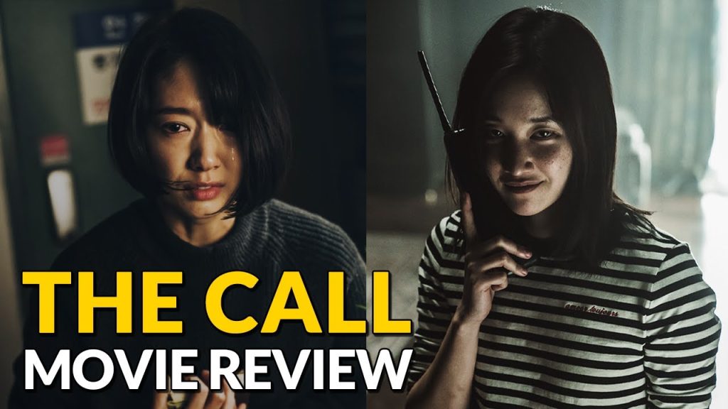 Poster film The Call memperlihatkan dua wajah wanita berbeda zaman, terhubung lewat telepon dengan nuansa thriller menegangkan.