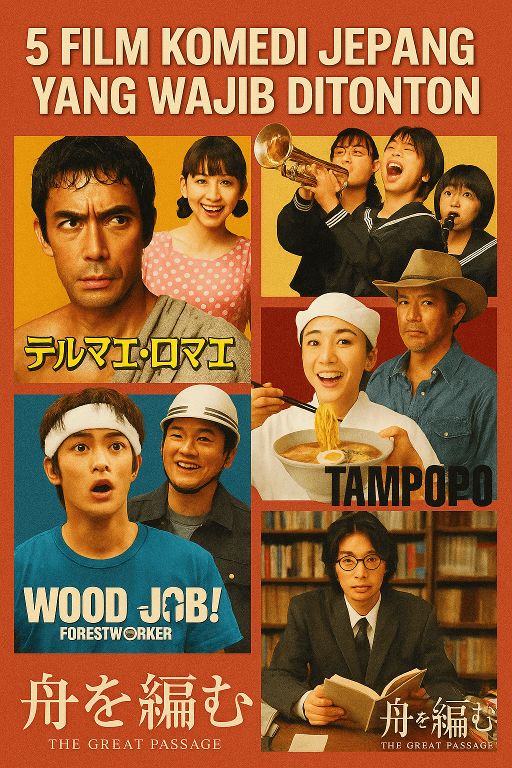 5 Film Komedi Jepang yang Wajib Ditonton