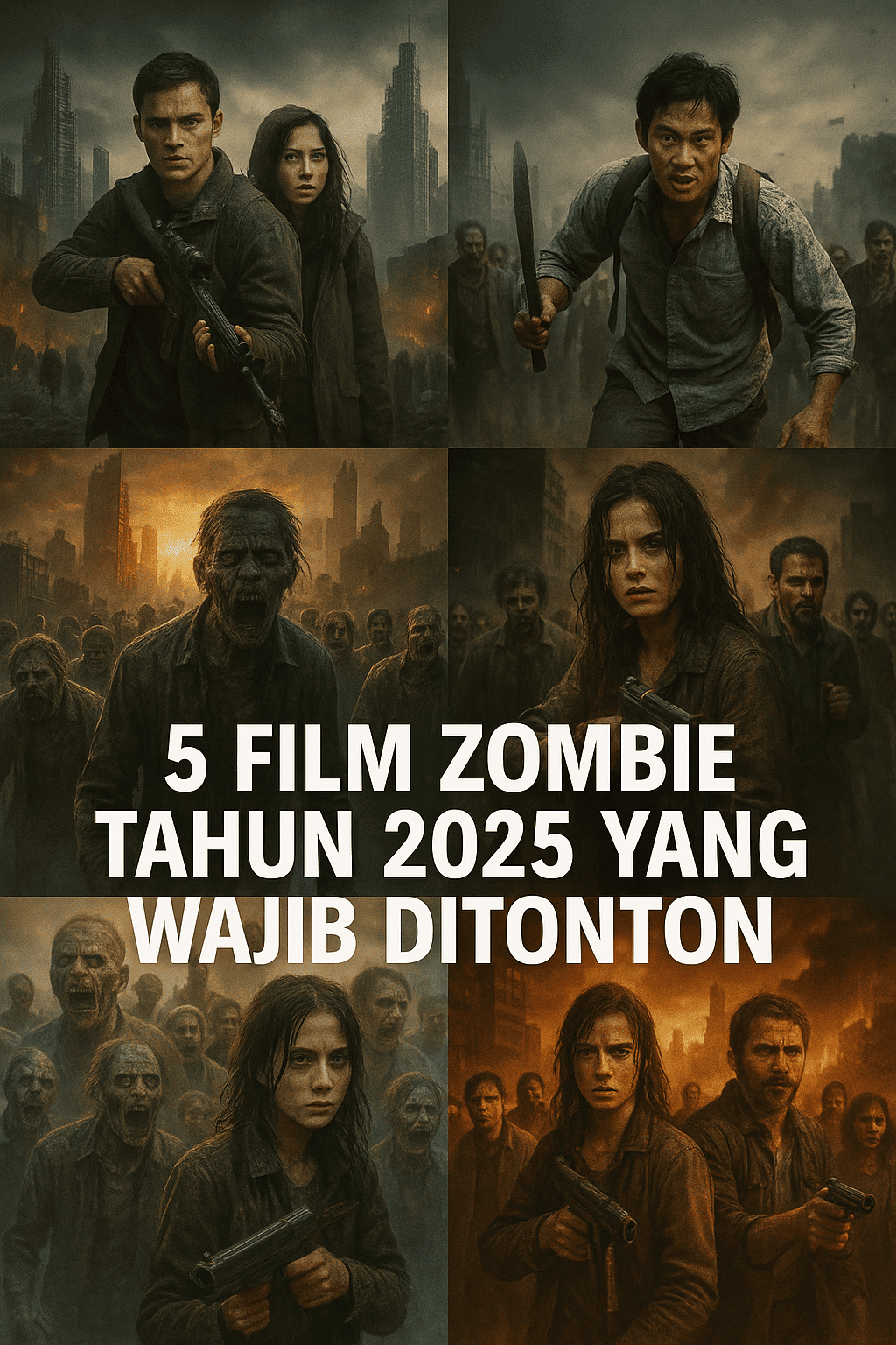 5 Film Zombie Tahun 2025 yang Wajib Ditonton