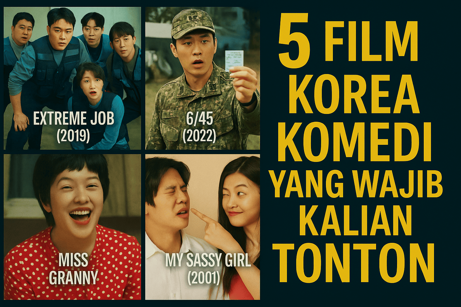 5 Film Korea Komedi yang Wajib Kamu Tonton