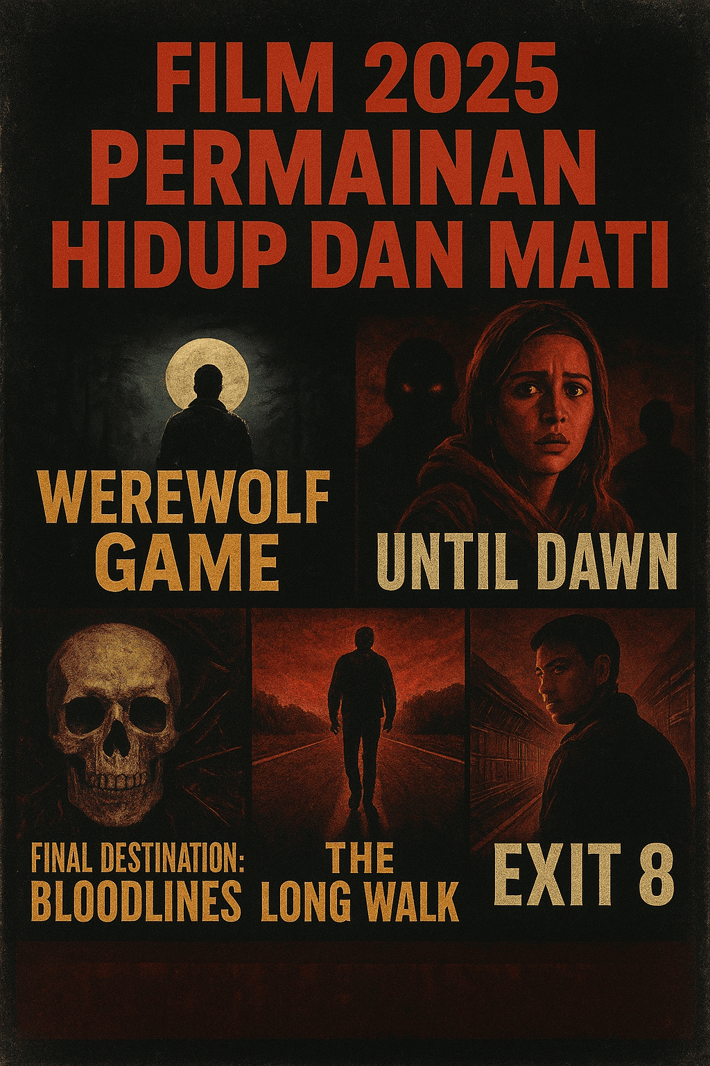 5 Film 2025 Bertema Permainan Hidup dan Mati yang Wajib Ditonton