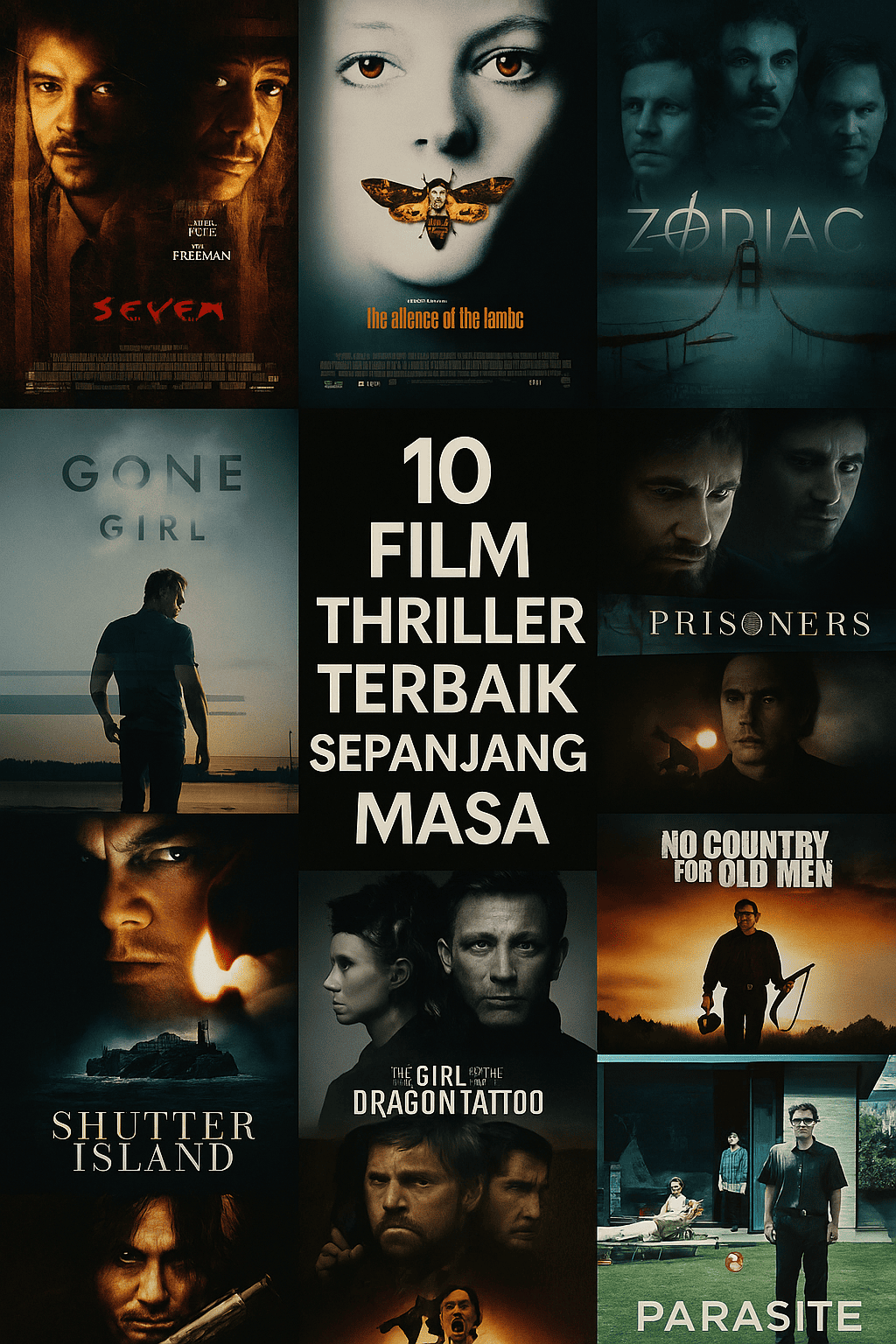 10 Film Thriller Terbaik Sepanjang Masa yang Bikin Deg-degan