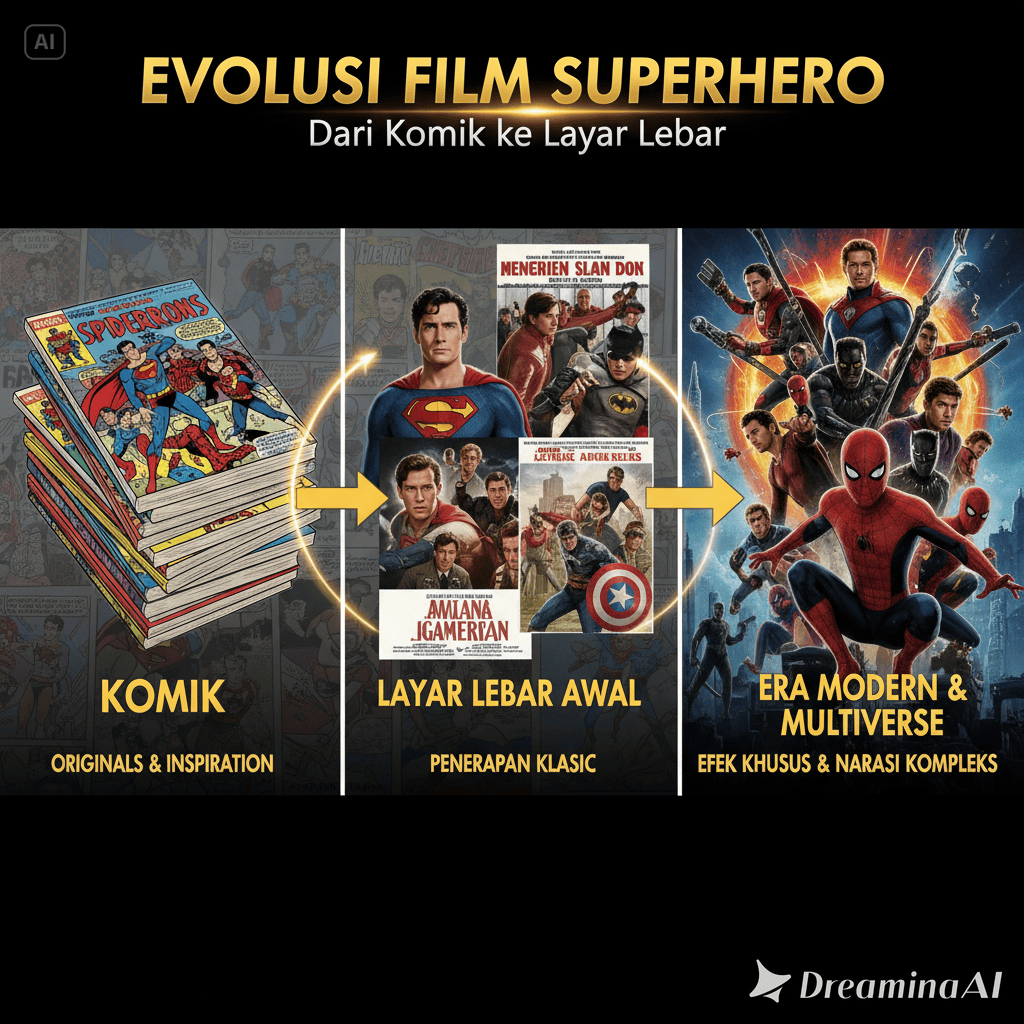 Evolusi Film Superhero: Dari Komik ke Layar Lebar