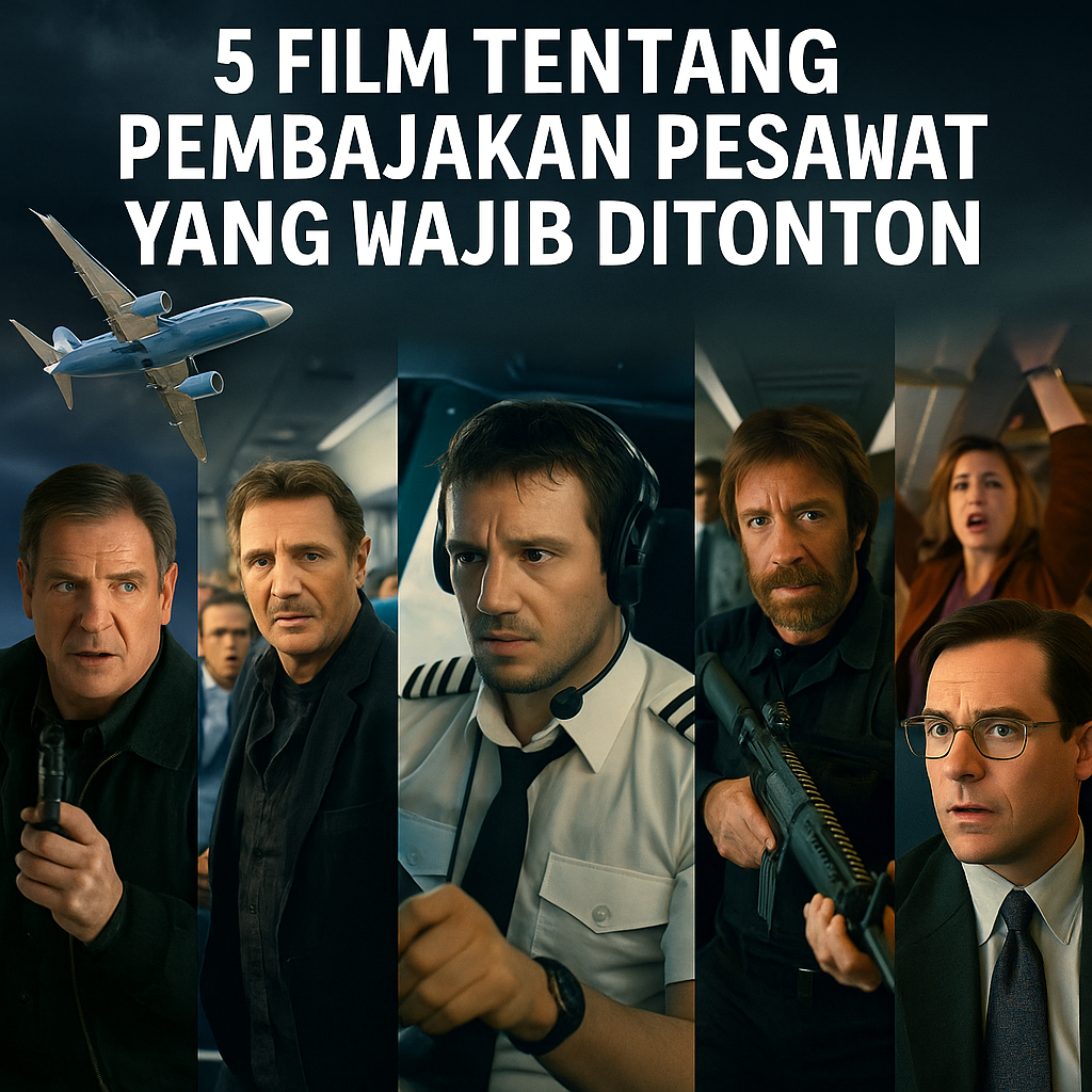 5 Film tentang Pembajakan Pesawat yang Menegangkan dan Wajib Ditonton