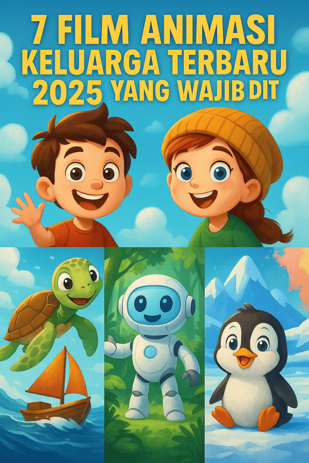 7 Film Animasi Keluarga Terbaru 2025 yang Wajib Ditonton