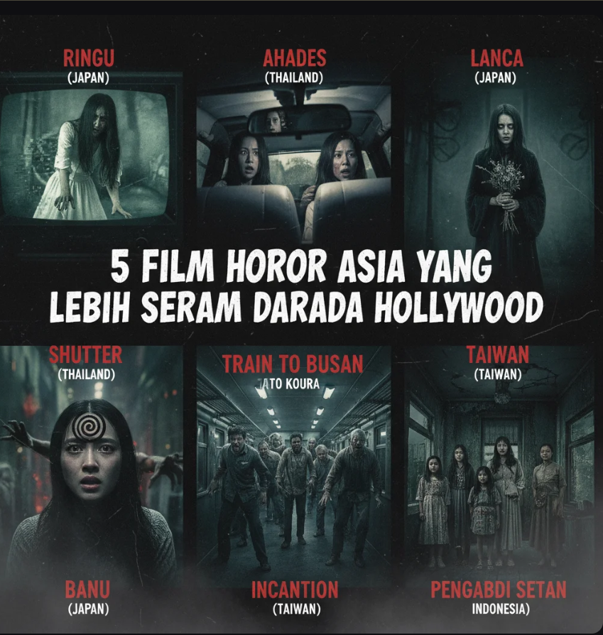 5 Film Horor Asia yang Lebih Seram daripada Hollywood