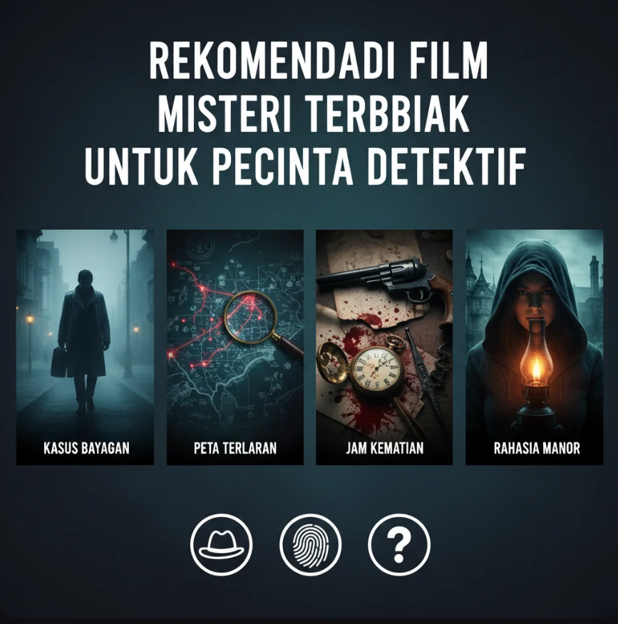 Rekomendasi Film Misteri Terbaik untuk Pecinta Detektif